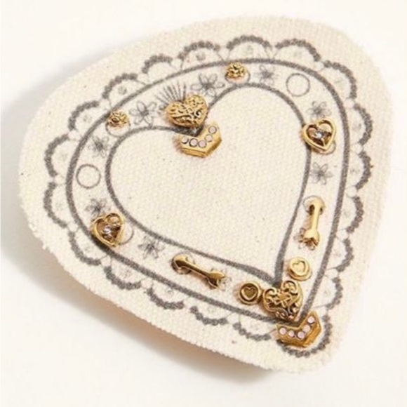Free People Jewelry - FREE PEOPLE Earrings with Iron on Patch 6 Pairs of post